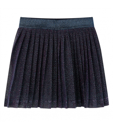 Kids' Skirt with Glitters Navy Blue 140