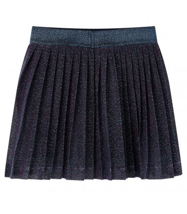 Kids' Skirt with Glitters Navy Blue 92