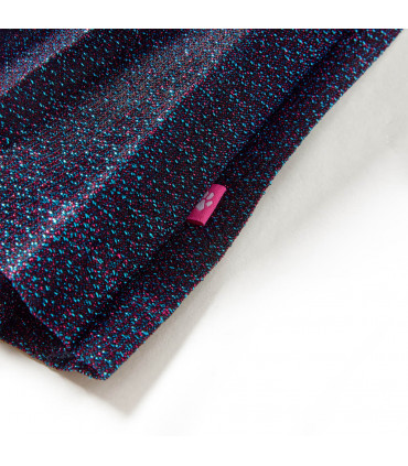 Kids' Skirt with Glitters Navy Blue 92