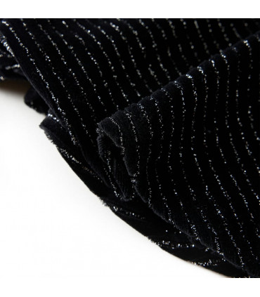 Kids' Skirt with Leopard Waistband Black 104