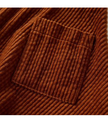 Kids' Skirt with Pockets Corduroy Cognac 104