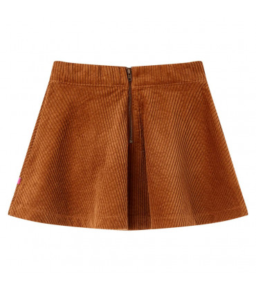 Kids' Skirt with Pockets Corduroy Cognac 116