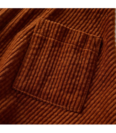 Kids' Skirt with Pockets Corduroy Cognac 92