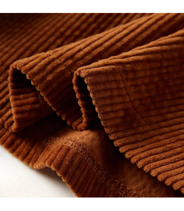 Kids' Skirt with Pockets Corduroy Cognac 92