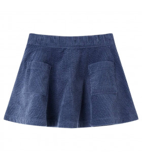 Kids' Skirt with Pockets Corduroy Navy 92