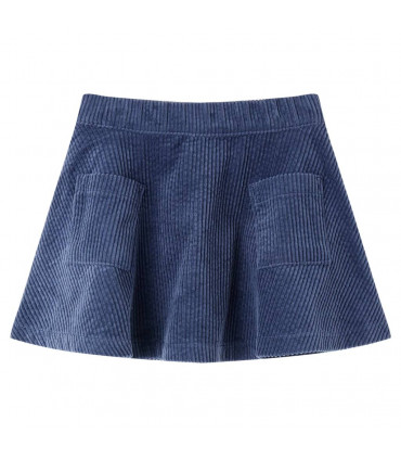 Kids' Skirt with Pockets Corduroy Navy 92