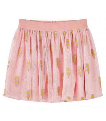 Kids' Skirt with Tulle Light Pink 128