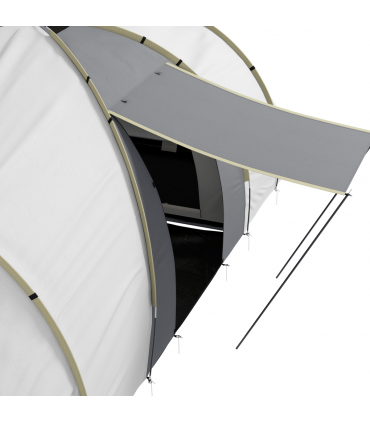 Outsunny 4-6 Person Camping Tent with 2 Bedroom, Living Area and Vestibule