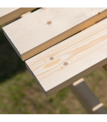 Outsunny 4-Seater Wooden Picnic Set-Fir Wood