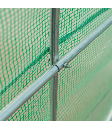 Outsunny 4.5m x 2m x 2m Walk-In Gardening Plant Greenhouse w/ PE Cover, Green