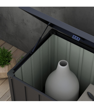 Outsunny 450L Outdoor Storage Box Waterproof with Wheels and Handles