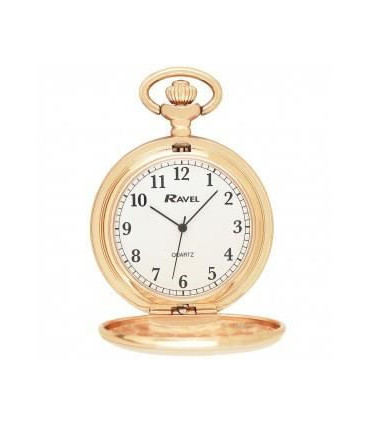Ravel Plain Rose Gold Pocket Watch R1001.44