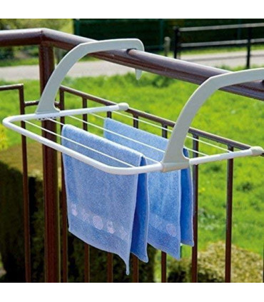 Radiator Airer With 5 Adjustable Arms For Drying Clothes Max Temp 70c