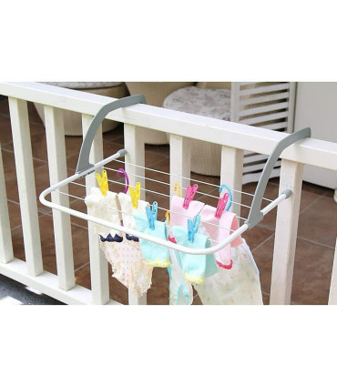 Radiator Airer With 5 Adjustable Arms For Drying Clothes Max Temp 70c