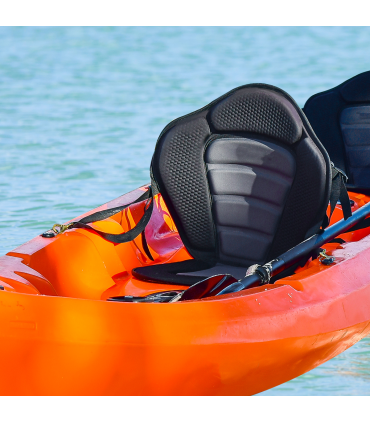 Universal Kayak Seat Sit On Top Canoe Back Rest Detachable Fishing Boat HOMCOM