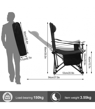 Armchair/Dining Chair/Office Chair/Camping Fishing Chair
