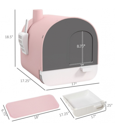 Fully Enclosed Cat Litter Box/Cat Litter Box