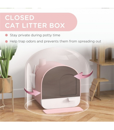 Fully Enclosed Cat Litter Box/Cat Litter Box