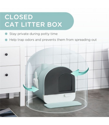 Fully Enclosed Cat Litter Box/Cat Litter Box