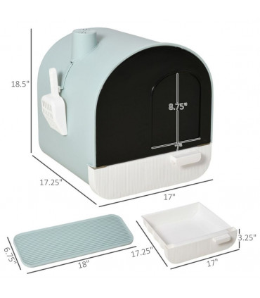Fully Enclosed Cat Litter Box/Cat Litter Box