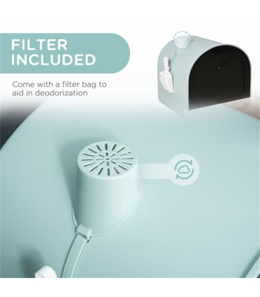 Fully Enclosed Cat Litter Box/Cat Litter Box