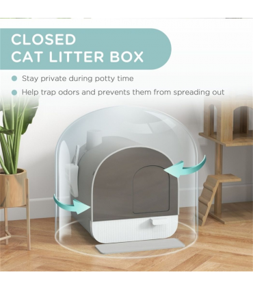 Fully Enclosed Cat Litter Box/Cat Litter Box
