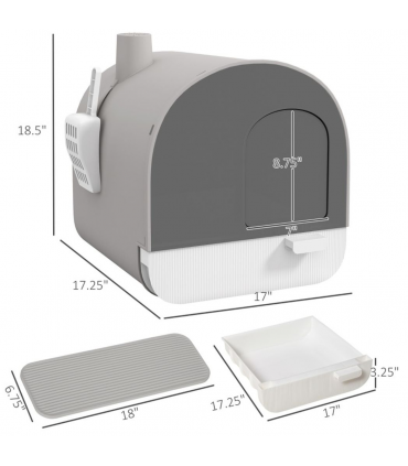 Fully Enclosed Cat Litter Box/Cat Litter Box