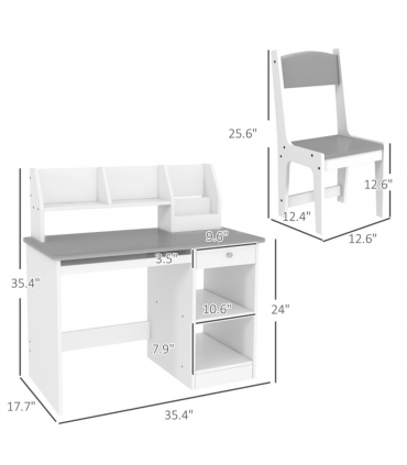 Kids Desk and Chair Set