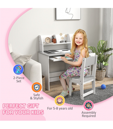 Kids Desk and Chair Set