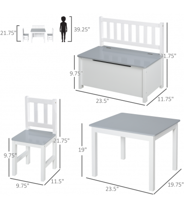 Kids Desk and Chair Set