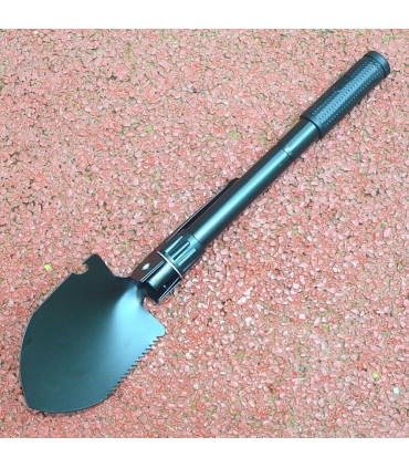 Multifunction Portable Mini Folding Shovel Outdoor Camping Spade Compass UK