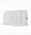 Outsunny 3 x 2 x 2m Polytunnel Greenhouse with Door, Galvanised Steel Frame