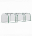 Tunnel Greenhouse Green Grow House Steel Frame Garden Backyard w/ Zipped Doors