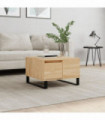 vidaXL Coffee Table Sonoma Oak 55x55x36.5 cm Engineered Wood