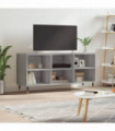 vidaXL TV Cabinet Grey Sonoma 103.5x30x50 cm Engineered Wood