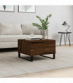 vidaXL Coffee Table Brown Oak 55x55x36.5 cm Engineered Wood