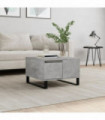 vidaXL Coffee Table Concrete Grey 55x55x36.5 cm Engineered Wood