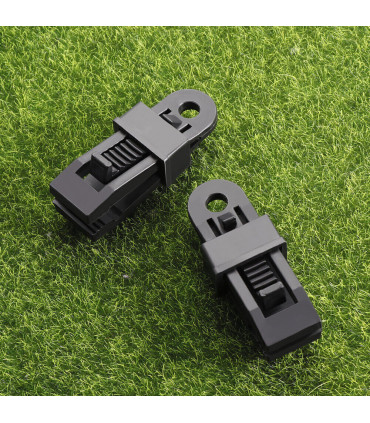 12/24x Adjustable Heavy Duty Lock Grip for Tarp & Shade Cloth Tarp Tent Clips
