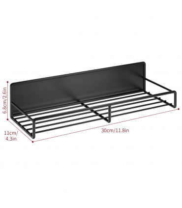 VINSANI 4pc MAGNETIC SPICE RACK METAL SHELF 1010421