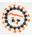50pcs Tile Leveling System Kits Reusable Tile Spacer Wall Floor Clips Tools