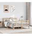 vidaXL Bed Frame with Headboard without Mattress 120x200 cm