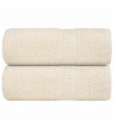 vidaXL Guest Towels 2 pcs Cream 30x50 cm 360 gsm 100% Cotton