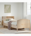 vidaXL Bookcase Bed without Mattress 75x190cm Small Single Solid Wood Pine