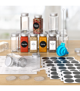 VINSANI SPICE JARS WITH LIDS 1010456