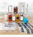 VINSANI SPICE JARS WITH LIDS 1010456