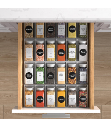 VINSANI SPICE JARS WITH LIDS 1010456