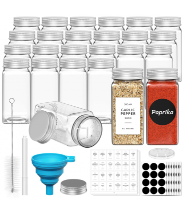 VINSANI SPICE JARS WITH LIDS 1010456