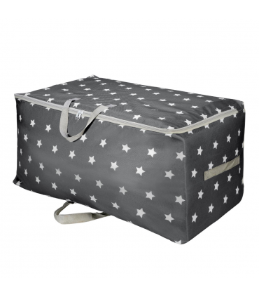 VINSANI 3pc STORAGE BAGS DARK GREY STAR 0000341