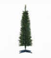 1.5m 5ft Artificial Pine Pencil Slim Christmas Tree 294 Branch Tips with Stand