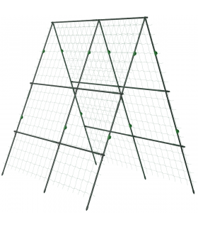 Outsunny A-Frame Trellis Plant Support for Vegetables, Flowers, Fruit